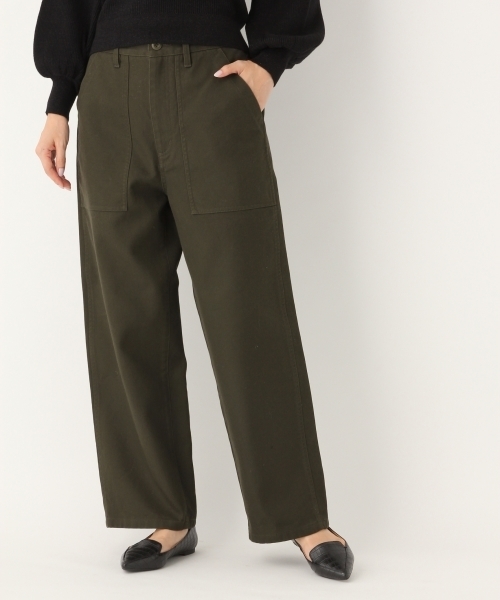 A part by（アパートバイ）の「Cミリタリーパンツ  770455 （カーゴパンツ・レディース・ブラック/ベージュ/カーキ・MEDIUM/LARGE）」の14枚目の写真