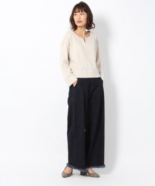 laboratory work（ラボラトリーワーク）の「【人気】バー付きカットシャギー（Tシャツ/カットソー・レディース・シルバー/ベージュ系その他/グリーン・MEDIUM）」の11枚目の写真