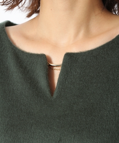 laboratory work（ラボラトリーワーク）の「【人気】バー付きカットシャギー（Tシャツ/カットソー・レディース・シルバー/ベージュ系その他/グリーン・MEDIUM）」の19枚目の写真