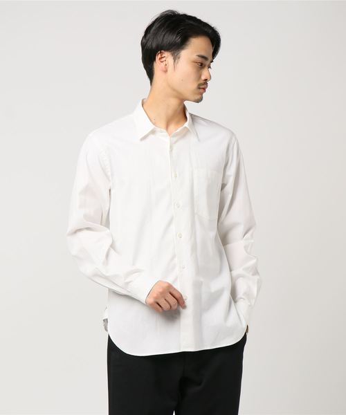 ■お値下げ【美品】 マーガレットハウエル　オックスフォード　BDシャツ　グレー MELANGE COTTON POPLIN SHIRT | MARGARET HOWELL（マーガレット