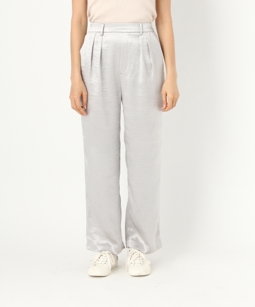 niko and...（ニコアンド）の「オリジナルピカピカサテンパンツ（その他パンツ・レディース・ベージュ/グレー/ピンク・3/4）」の7枚目の写真