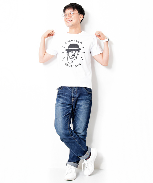 devirock（デビロック）の「わかるさんコラボ レディースプリント半袖Tシャツ カットソー（Tシャツ/カットソー・レディース・グレー系その他/ホワイト系その他/グリーン系その他/ブラック系その他・M/L）」の16枚目の写真