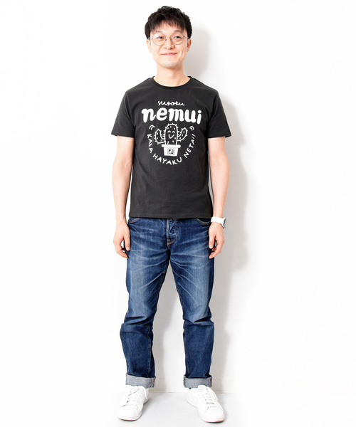 devirock（デビロック）の「わかるさんコラボ レディースプリント半袖Tシャツ カットソー（Tシャツ/カットソー・レディース・グレー系その他/ホワイト系その他/グリーン系その他/ブラック系その他・M/L）」の17枚目の写真