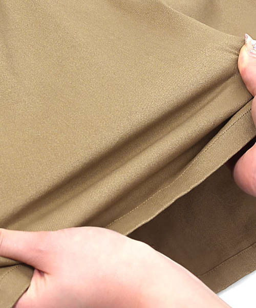 Pierrot（ピエロ）の「フロントボタンロングスカート/チノスカート（スカート・レディース・カーキ/ベージュ/グレー・L/M）」の19枚目の写真