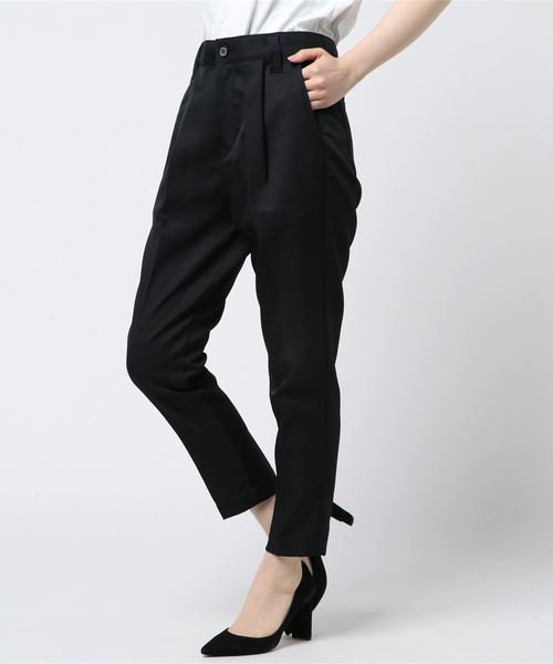 ROOPTOKYO（ループトウキョウ）の「国産 アンクル丈 1タック スラックスパンツ（スラックス・メンズ・ブラック/グレー・L/M/S）」の6枚目の写真