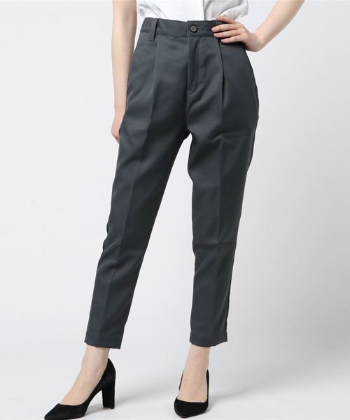 ROOPTOKYO（ループトウキョウ）の「国産 アンクル丈 1タック スラックスパンツ（スラックス・メンズ・ブラック/グレー・L/M/S）」の5枚目の写真