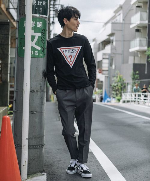 ROOPTOKYO（ループトウキョウ）の「国産 アンクル丈 1タック スラックスパンツ（スラックス・メンズ・ブラック/グレー・L/M/S）」の14枚目の写真