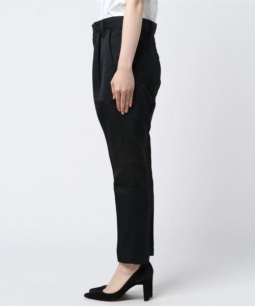 ROOPTOKYO（ループトウキョウ）の「国産 アンクル丈 1タック スラックスパンツ（スラックス・メンズ・ブラック/グレー・L/M/S）」の4枚目の写真