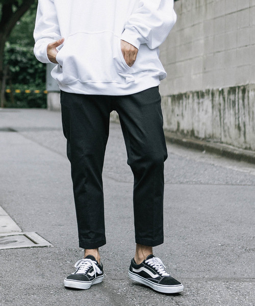 ROOPTOKYO（ループトウキョウ）の「国産 アンクル丈 1タック スラックスパンツ（スラックス・メンズ・ブラック/グレー・L/M/S）」の16枚目の写真