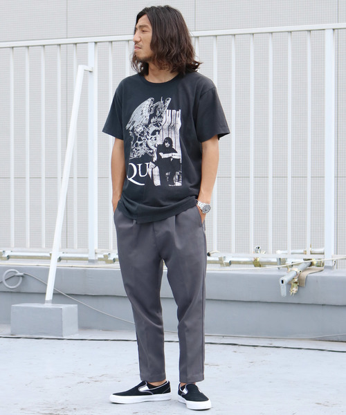 ROOPTOKYO（ループトウキョウ）の「国産 アンクル丈 1タック スラックスパンツ（スラックス・メンズ・ブラック/グレー・L/M/S）」の18枚目の写真