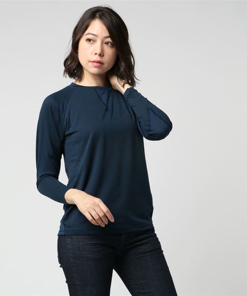Champion（チャンピオン）の「【Champion/チャンピオン】レディース CPFU(チャンピオン フィジカルフィットネスユニフォーム) Tシャツ（Tシャツ/カットソー・レディース・サンドベージュ/レッド系その他6/オリーブ/ダークブルー・LARGE/MEDIUM）」の4枚目の写真