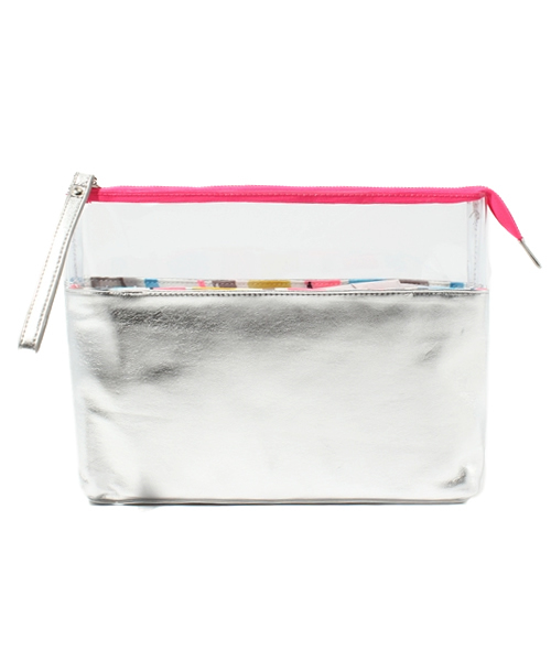 Another Edition（アナザーエディション）の「AE PVC CMB CLT（クラッチバッグ・レディース・シルバー/イエロー/ブラック・フリー）」の3枚目の写真