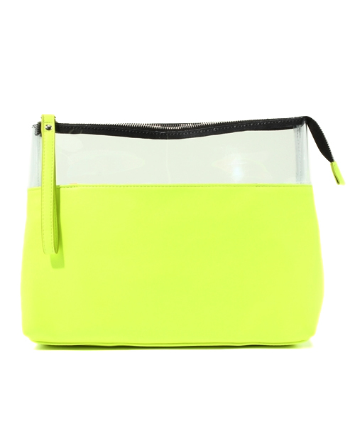 Another Edition（アナザーエディション）の「AE PVC CMB CLT（クラッチバッグ・レディース・シルバー/イエロー/ブラック・フリー）」の2枚目の写真
