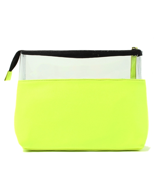 Another Edition（アナザーエディション）の「AE PVC CMB CLT（クラッチバッグ・レディース・シルバー/イエロー/ブラック・フリー）」の5枚目の写真