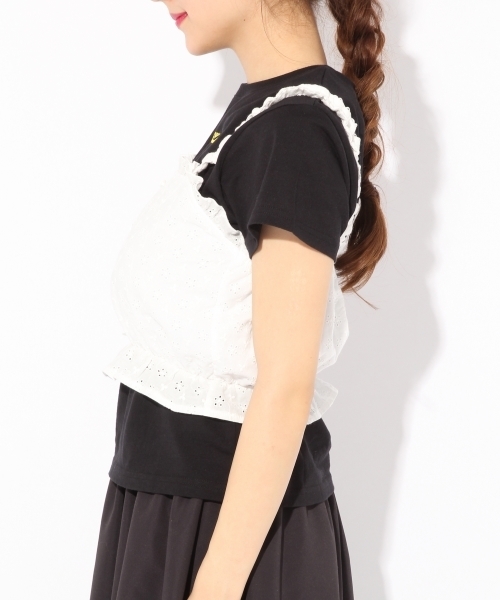 Heather（ヘザー）の「バルーンビスチェ 793829（チューブトップ・レディース・ホワイト/ブラック・FREE）」の11枚目の写真
