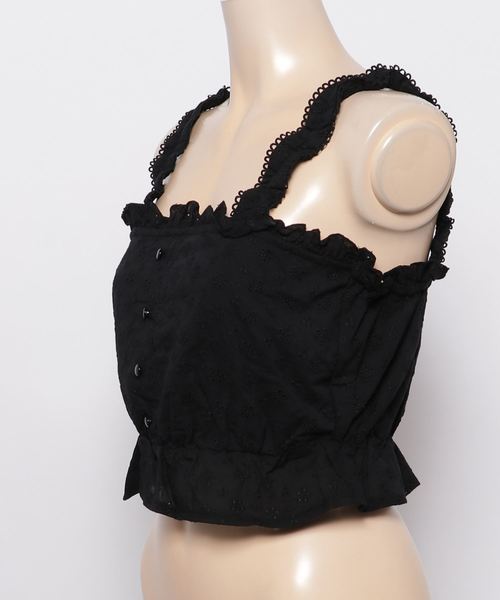 Heather（ヘザー）の「バルーンビスチェ 793829（チューブトップ・レディース・ホワイト/ブラック・FREE）」の4枚目の写真