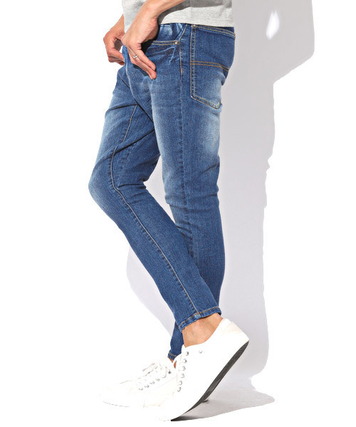 デニムサルエルパンツ デニムサルエルパンツ