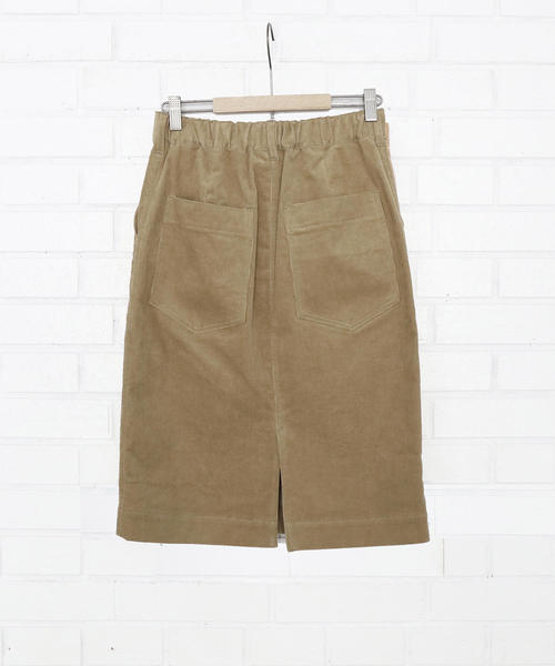 coen（コーエン）の「ストレッチコーデュロイタイトミディアムスカート（スカート・レディース・ダークグレー/ベージュ/ネイビー/ダークブラウン・LARGE/MEDIUM/SMALL）」の20枚目の写真