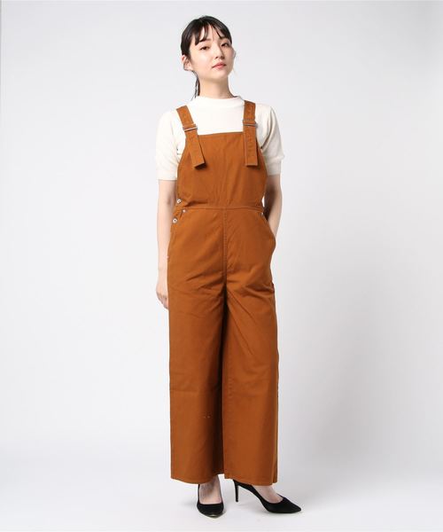 SUPP.（サップ）の「【SUPP.】サップ コットン帆布 オーバーオール