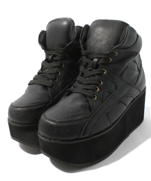 WEGO（ウィゴー）の「WEGO/厚底スニーカー（スニーカー・レディース・ホワイト/ブラック・23.5/24.5）」の12枚目の写真