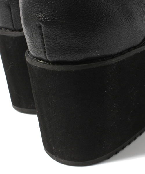 WEGO（ウィゴー）の「WEGO/厚底スニーカー（スニーカー・レディース・ホワイト/ブラック・23.5/24.5）」の8枚目の写真