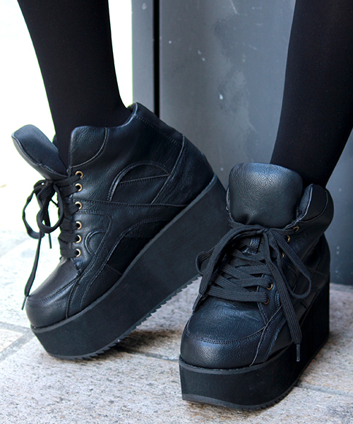 WEGO（ウィゴー）の「WEGO/厚底スニーカー（スニーカー・レディース・ホワイト/ブラック・23.5/24.5）」の17枚目の写真