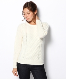 BEAUTY&YOUTH UNITED ARROWS | BYBC 3G ケーブルアランニットプルオーバー（bl）（fyoww）(ニット/セーター)