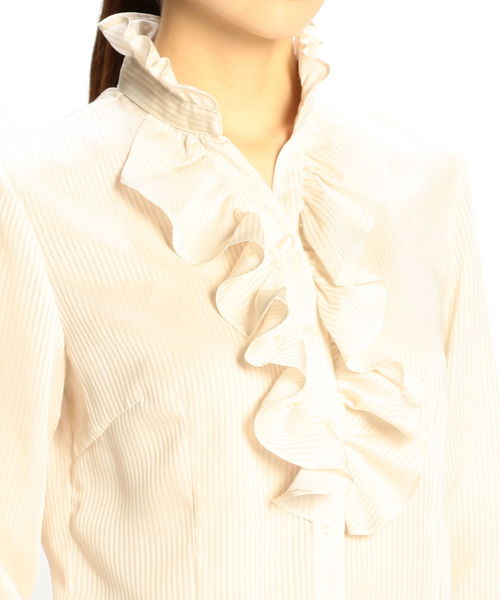 NARACAMICIE（ナラカミーチェ）の「サテンストライプフリル