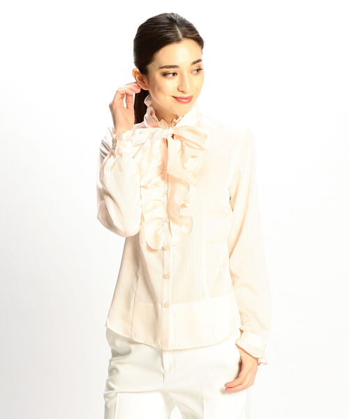 NARACAMICIE（ナラカミーチェ）の「サテンストライプフリル
