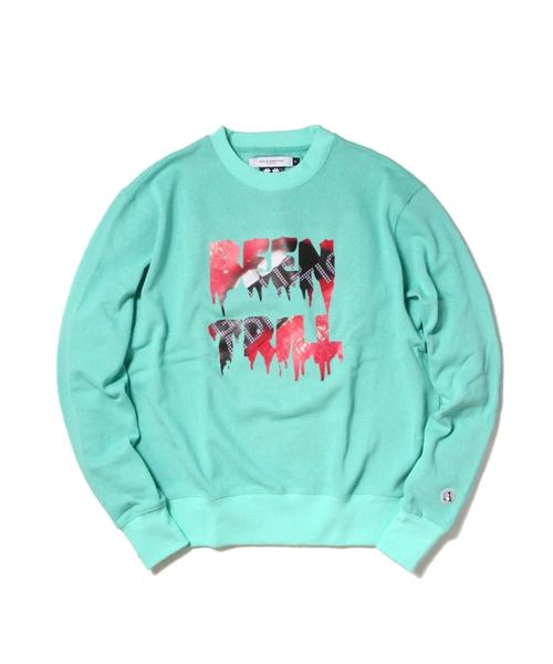 BEEN TRILL（ビーントリル）の「BEEN TRILL/ビーントリル×GAコラボ・ショルダープリントクルースウェット（スウェット・メンズ・ホワイト/ブラック/エメラルド・M/L）」の10枚目の写真