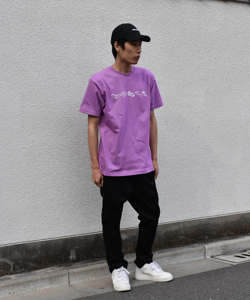 DOUBLE STEAL（ダブルスティール）の「MARK LINE Ｔシャツ（Tシャツ/カットソー・メンズ・ホワイト/ブラック/ナチュラル/ミント/ラベンダー・MEDIUM/LARGE/X-LARGE/XX-LARGE）」の5枚目の写真