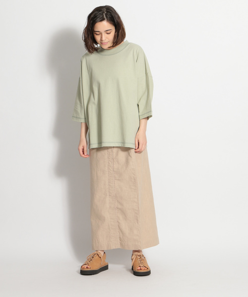 niko and...（ニコアンド）の「ストレートラップスカート（スカート・レディース・ブラック/ベージュ/レッド/キャメル・MEDIUM/LARGE）」の9枚目の写真