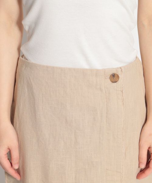 niko and...（ニコアンド）の「ストレートラップスカート（スカート・レディース・ブラック/ベージュ/レッド/キャメル・MEDIUM/LARGE）」の11枚目の写真