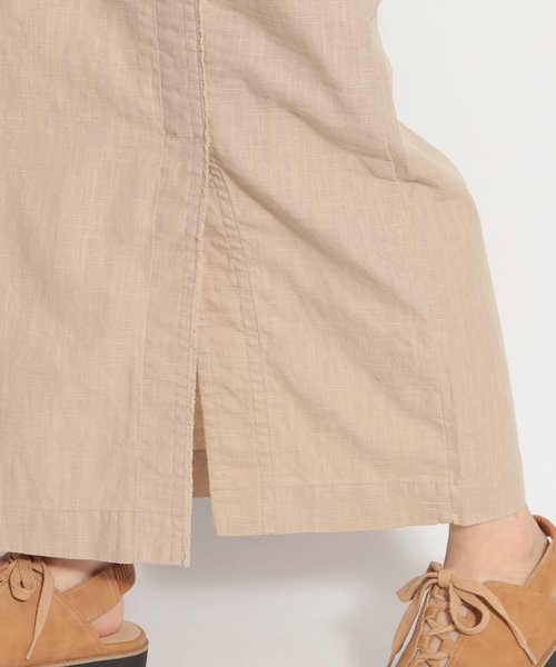 niko and...（ニコアンド）の「ストレートラップスカート（スカート・レディース・ブラック/ベージュ/レッド/キャメル・MEDIUM/LARGE）」の6枚目の写真