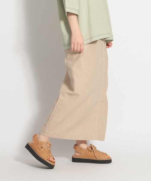 niko and...（ニコアンド）の「ストレートラップスカート（スカート・レディース・ブラック/ベージュ/レッド/キャメル・MEDIUM/LARGE）」の19枚目の写真