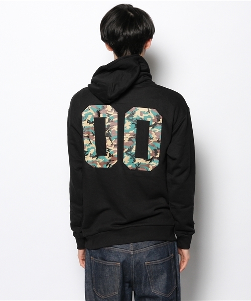 WEGO（ウィゴー）の「WEGO/ARMYダブルサイドプルパーカー（パーカー・メンズ・ホワイト/ブラック/杢グレー/ブルー・MEDIUM/LARGE）」の10枚目の写真