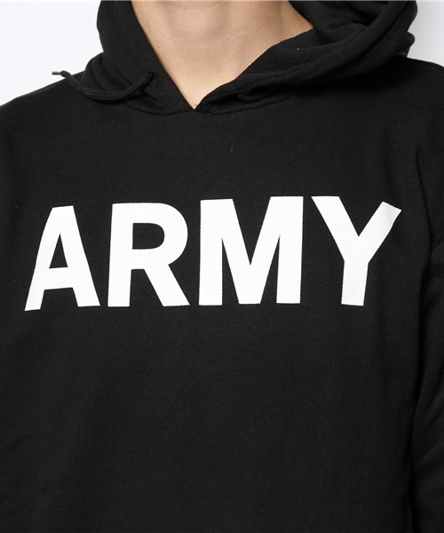 WEGO（ウィゴー）の「WEGO/ARMYダブルサイドプルパーカー（パーカー・メンズ・ホワイト/ブラック/杢グレー/ブルー・MEDIUM/LARGE）」の13枚目の写真