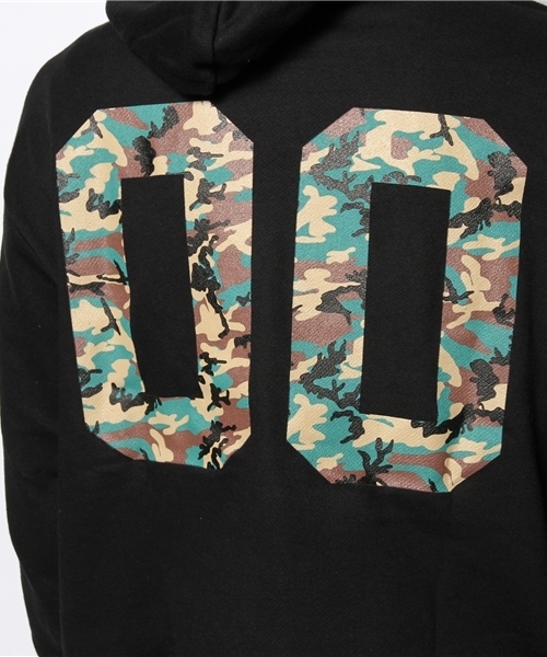 WEGO（ウィゴー）の「WEGO/ARMYダブルサイドプルパーカー（パーカー・メンズ・ホワイト/ブラック/杢グレー/ブルー・MEDIUM/LARGE）」の14枚目の写真