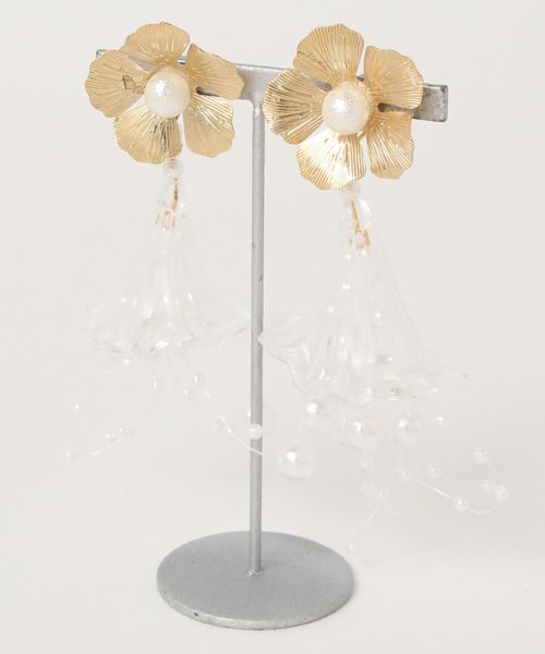 【LADYLOCY】gold flower pierce（ピアス（両耳用））｜tone（トーン） 6,722円