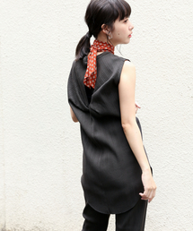 LOWRYS FARM | テレコリブＳＥＴＵＰノースリーブ　840467(Tシャツ/カットソー)