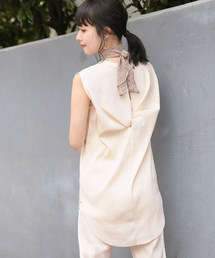 LOWRYS FARM | テレコリブＳＥＴＵＰノースリーブ　840467(Tシャツ/カットソー)