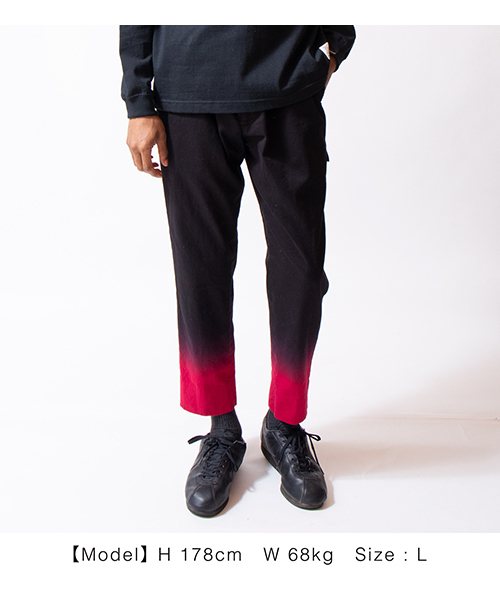 APPLEBUM(アップルバム)の「Gradation Pants(デニムパンツ・メンズ・ブラック系その他2/ブラック系その他・M/L/XL)」の7枚目の写真