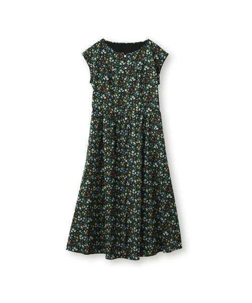 セール Lサイズあり リバティ タック入り花柄ワンピース ワンピース ワンピース Anatelier アナトリエ のファッション