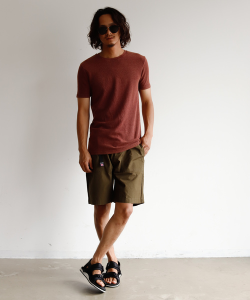 Auntie Rosa Holiday(アンティローザホリデー)の「【Holiday】ウォッシュ加工リブtee(Tシャツ/カットソー・メンズ・ブラック/ブルー/ボルドー・MEDIUM/LARGE/X-LARGE)」の12枚目の写真