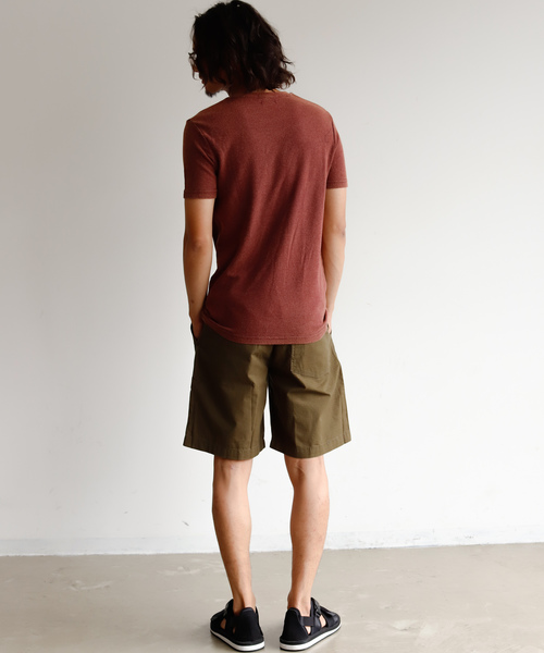 Auntie Rosa Holiday(アンティローザホリデー)の「【Holiday】ウォッシュ加工リブtee(Tシャツ/カットソー・メンズ・ブラック/ブルー/ボルドー・MEDIUM/LARGE/X-LARGE)」の6枚目の写真