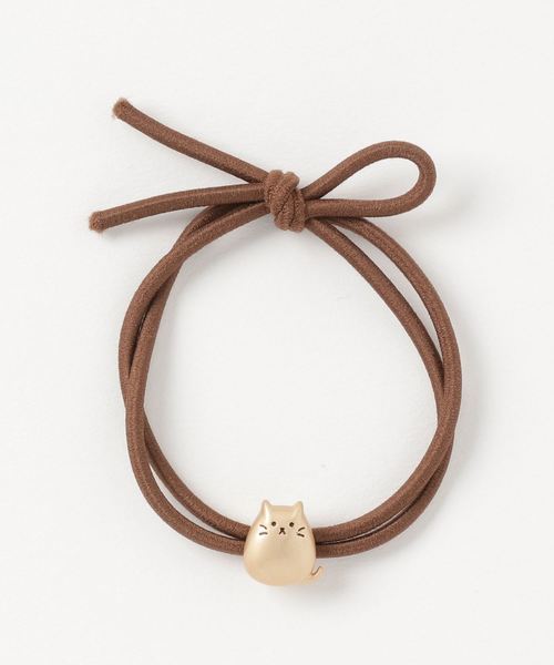 Fun & Daily（ファンアンドデイリー）の「F&D : タイニーキャットヘアゴム（ヘアゴム・レディース・ブラック/ブラウン/グレー/ブルー/ピンク・FREE）」の3枚目の写真