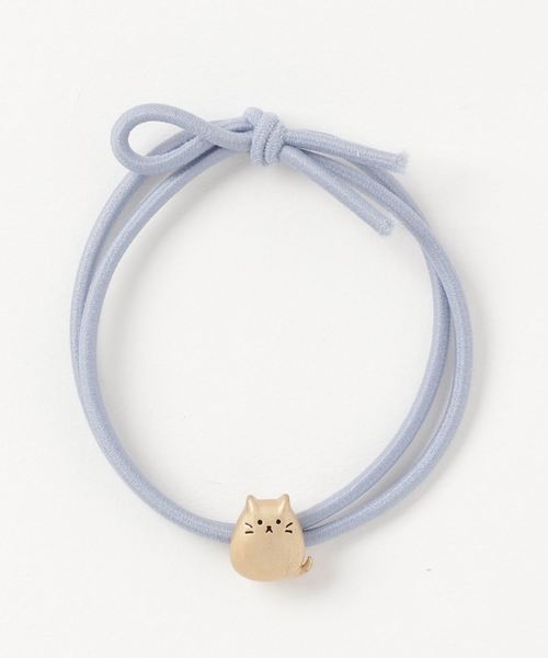 Fun & Daily（ファンアンドデイリー）の「F&D : タイニーキャットヘアゴム（ヘアゴム・レディース・ブラック/ブラウン/グレー/ブルー/ピンク・FREE）」の4枚目の写真