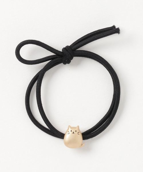 Fun & Daily（ファンアンドデイリー）の「F&D : タイニーキャットヘアゴム（ヘアゴム・レディース・ブラック/ブラウン/グレー/ブルー/ピンク・FREE）」の6枚目の写真