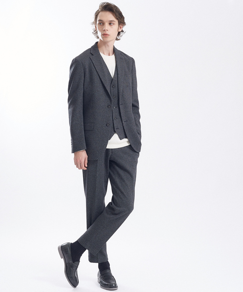 RECENCY OF MINE(リーセンシー オブ マイン)の「【Recency of Mine】FLEX ウォッシャブルクルーニット(ニット/セーター・メンズ・ブラック/ブラウン/オフホワイト/ブルー・44/46/48/50)」の15枚目の写真