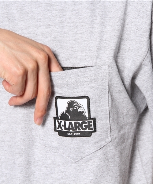 XLARGE（エクストララージ）の「POCKET G TEE（Tシャツ/カットソー・メンズ・ブラック/ネイビー/アッシュ/バーガンディー・X-LARGE/MEDIUM/LARGE/SMALL）」の5枚目の写真